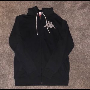 Black kappa hoodie